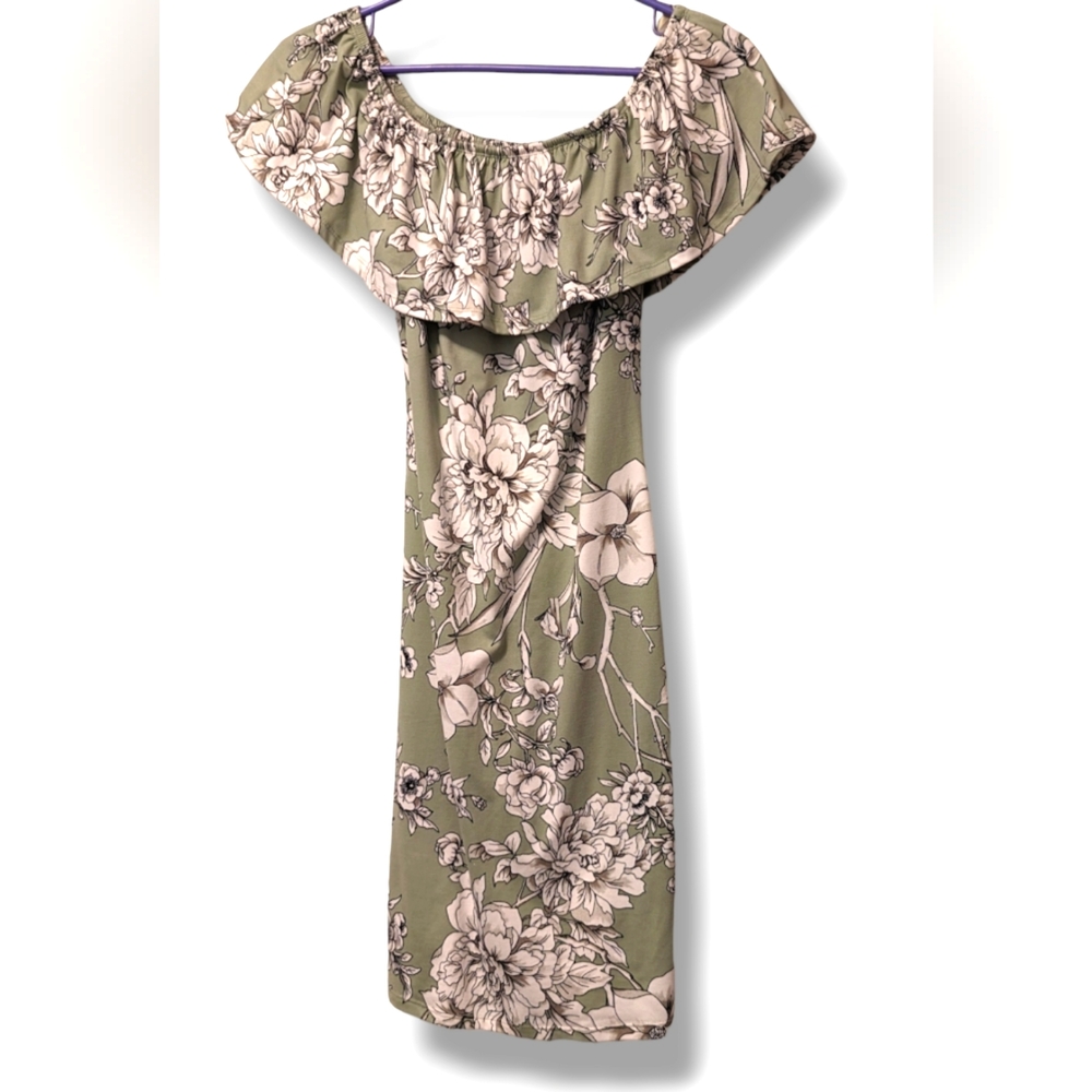 Love J size medium off the shoulder dress floral